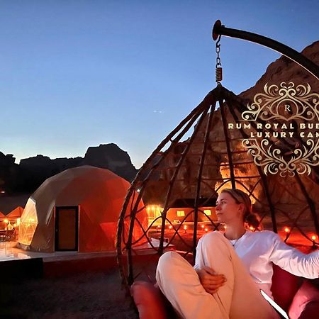 Ferienwohnung Rum Royal Bubbles Luxury Camp Wadi Rum Exterior foto