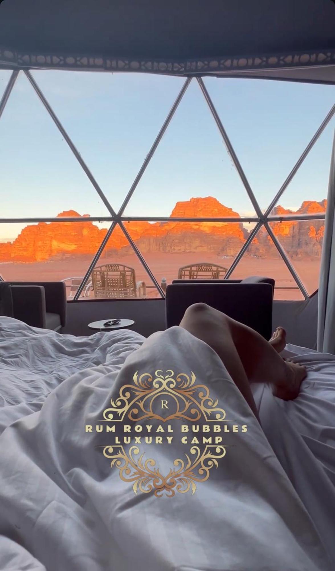 Ferienwohnung Rum Royal Bubbles Luxury Camp Wadi Rum Exterior foto
