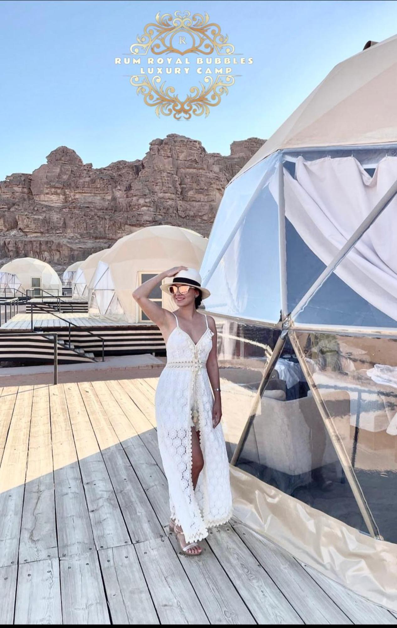 Ferienwohnung Rum Royal Bubbles Luxury Camp Wadi Rum Exterior foto