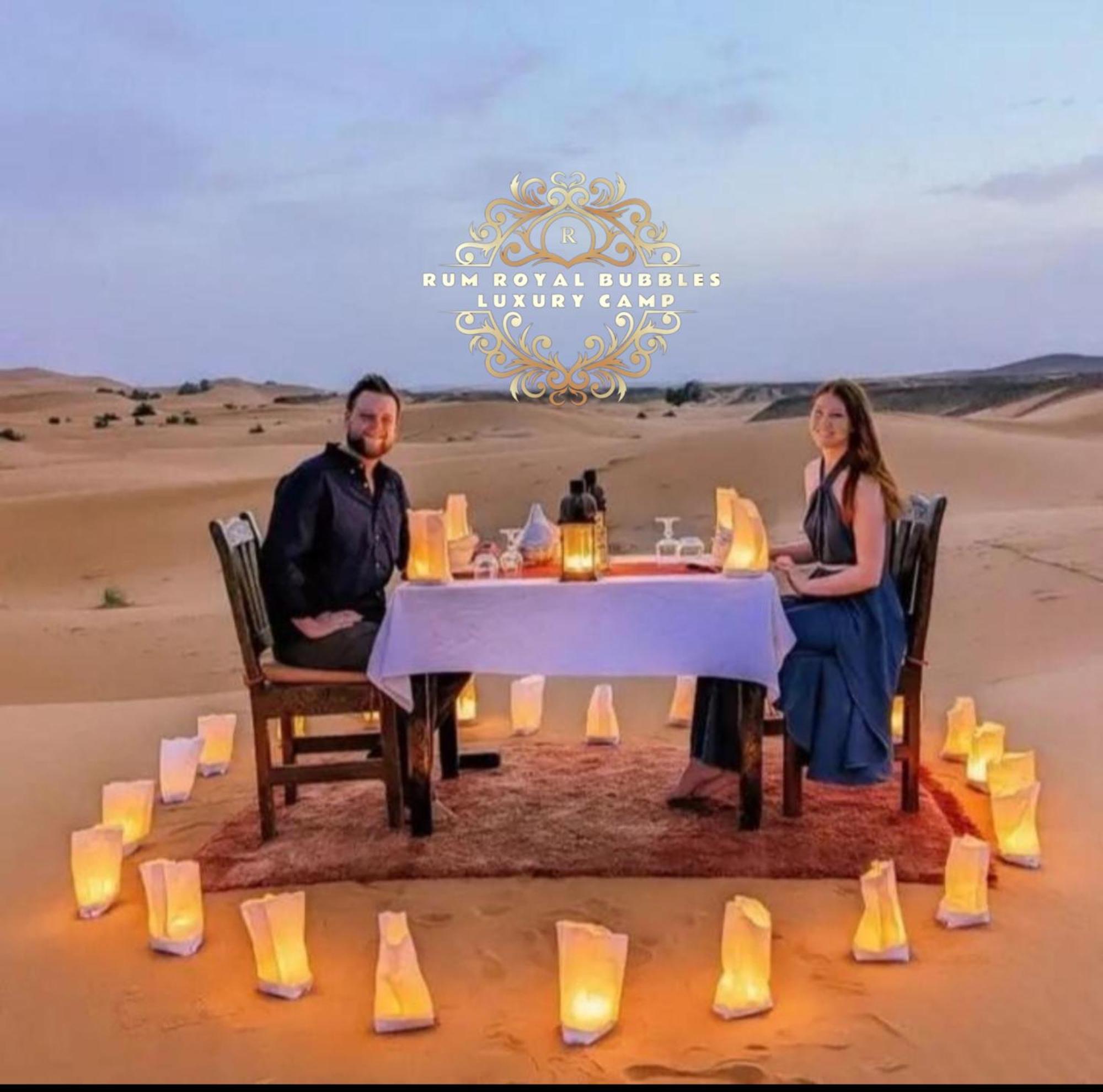 Ferienwohnung Rum Royal Bubbles Luxury Camp Wadi Rum Exterior foto