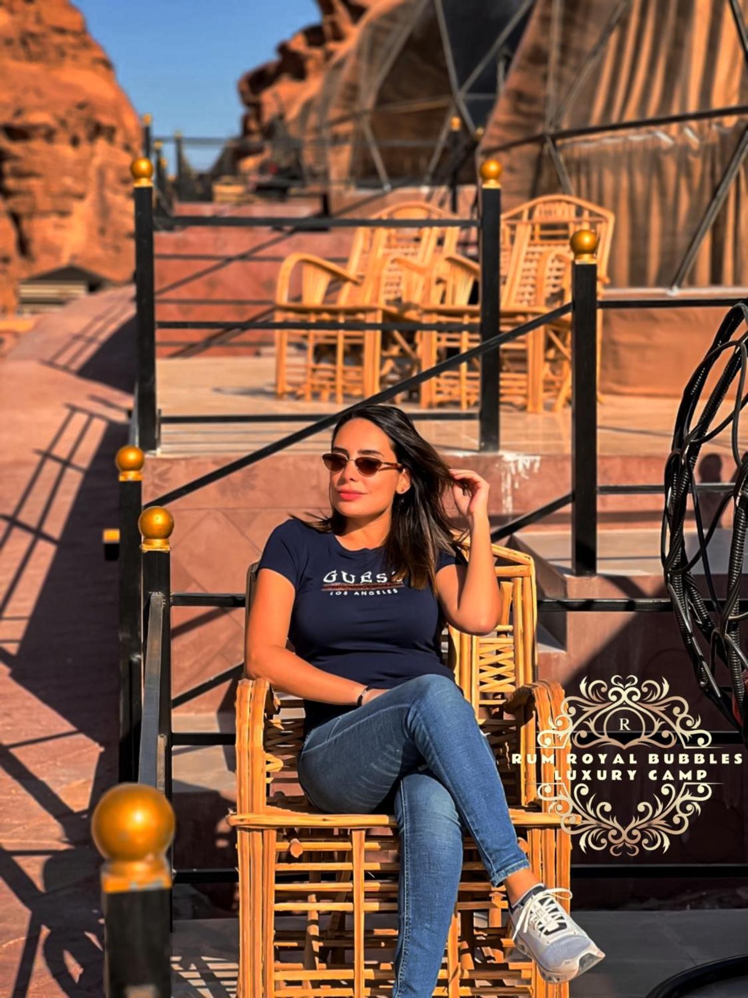 Ferienwohnung Rum Royal Bubbles Luxury Camp Wadi Rum Exterior foto